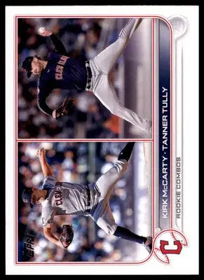 McCarty Tully RCOM Rookie 2022 Topps Update #US78 Cleveland Guardians - Baseball Card Single