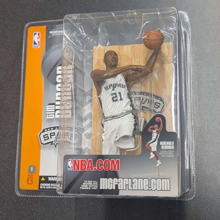 NBA Tim Duncan action figure in original packaging from McFarlane’s Sports Picks 2004