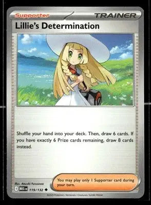 ME01: Mega Evolution Lillie’s Determination Uncommon,Supporter #119/132