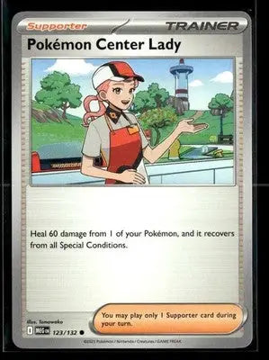 ME01: Mega Evolution Pokemon Center Lady Common,Supporter #123/132
