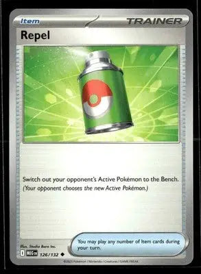 ME01: Mega Evolution Repel Uncommon,Item #126/132 - Pokémon Card Single