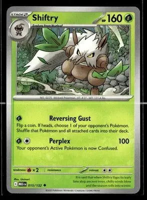 ME01: Mega Evolution Shiftry Uncommon,Grass #015/132