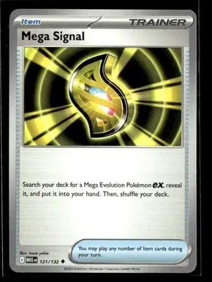 ME01: Mega Evolution Mega Signal Uncommon,Trainer #121/132