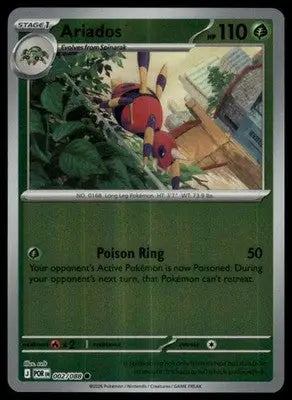 ME03: Perfect Order Ariados 002/088 Common Reverse Holo POR 2026