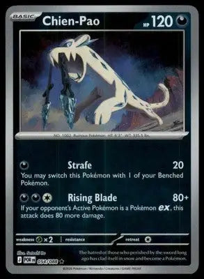 ME03: Perfect Order Chien-Pao 054/088 Rare Reverse Holo POR 2026