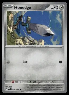 ME03: Perfect Order Honedge 056/088 Common Regular POR 2026 - Pokémon Card Single
