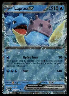 ME03: Perfect Order Lapras ex 022/088 Double Rare Holo POR 2026