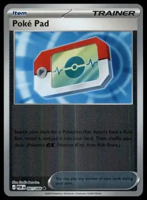ME03: Perfect Order Poke Pad - 081/088 Uncommon Reverse Holo POR 2026