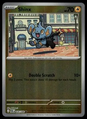 ME03: Perfect Order Shinx 026/088 Common Reverse Holo POR 2026