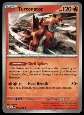 ME03: Perfect Order Turtonator 017/088 Uncommon POR 2026