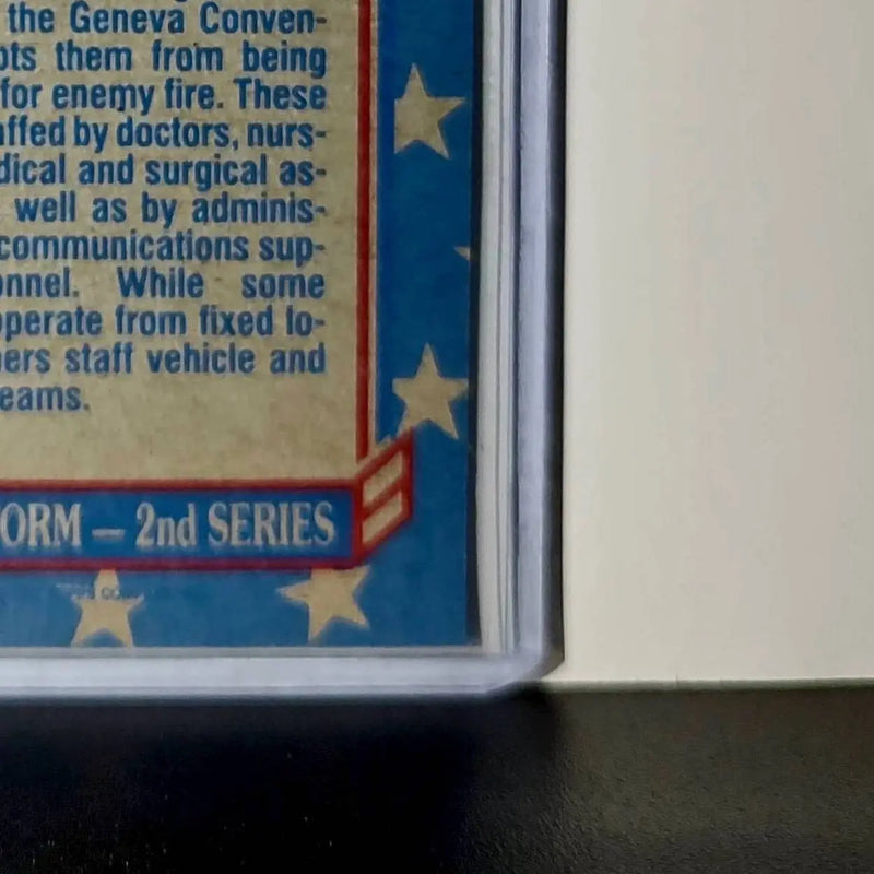 Medical Support 1991 Topps Desert Storm #153 Card