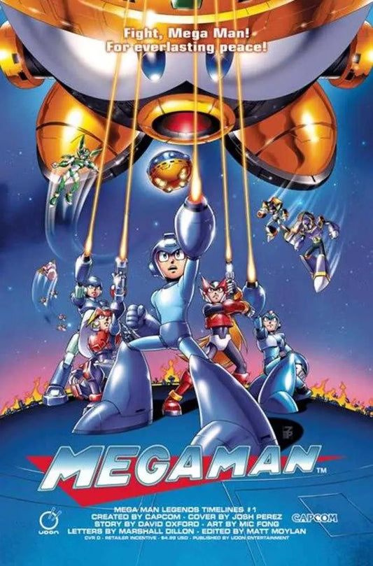 Mega Man Legends Timelines #1 (One Shot) Cover D Inc 1:5 Josh Perez Variant - Comic Book