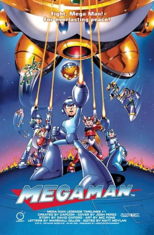 Mega Man Legends Timelines #1 (One Shot) Cover D Inc 1:5 Josh Perez Variant - Comic Book