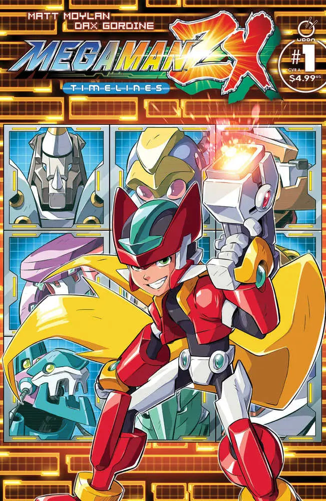 Mega Man Zx Timelines #1 Cover A Gordine - Back Issues