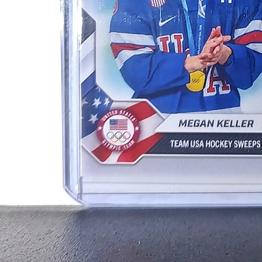 Megan Keller / Jack Hughes 2026 Topps Now #19 Team USA Olympics Card