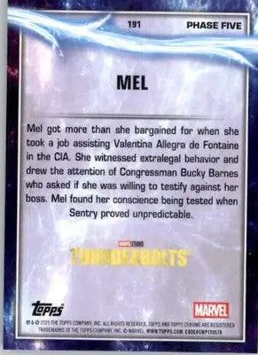 Mel Gold - 2025 Topps Chrome Marvel Studios - #191 - Non_sport - Non-Sports Card Single