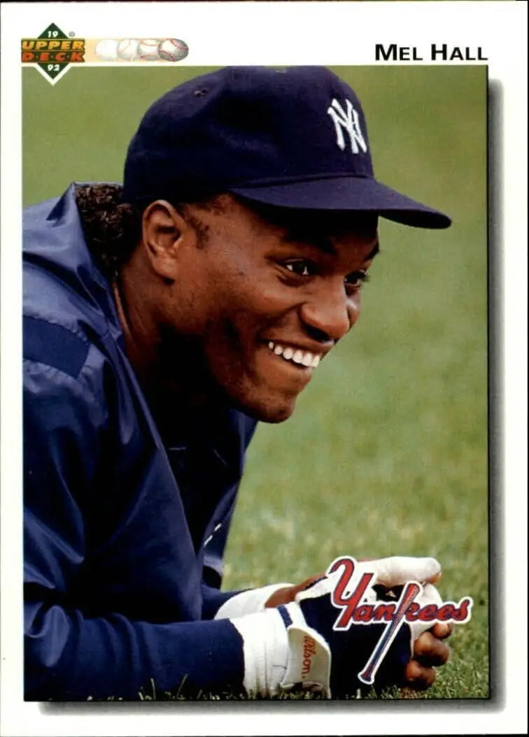 Mel Hall 1992 Upper Deck MLB #291 Baseball Card New York Yankees