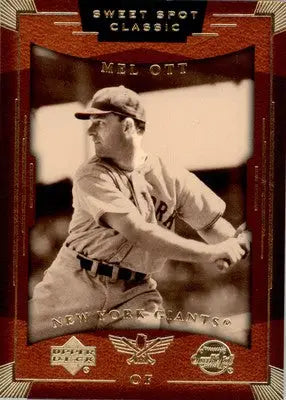Mel Ott - 2004 Upper Deck Sweet Spot Classic - #57 - Baseball - Baseball Card Single