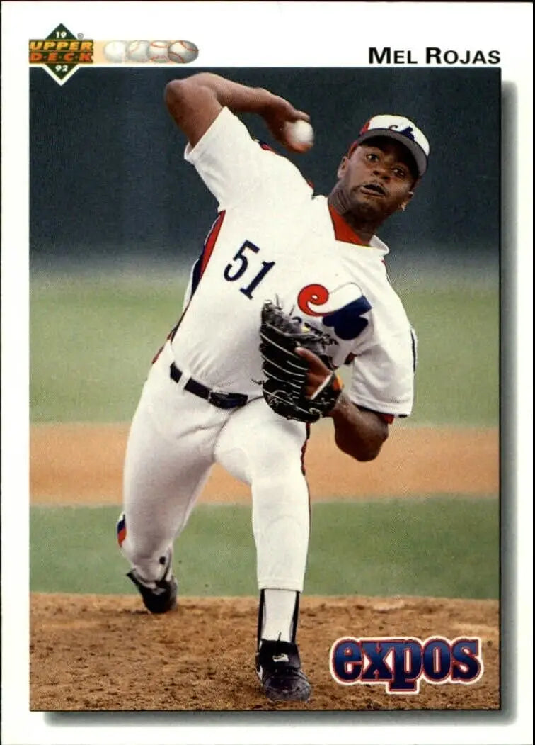 Mel Rojas 1992 Upper Deck MLB #683 Baseball Card Montreal Expos - Baseball Card Single