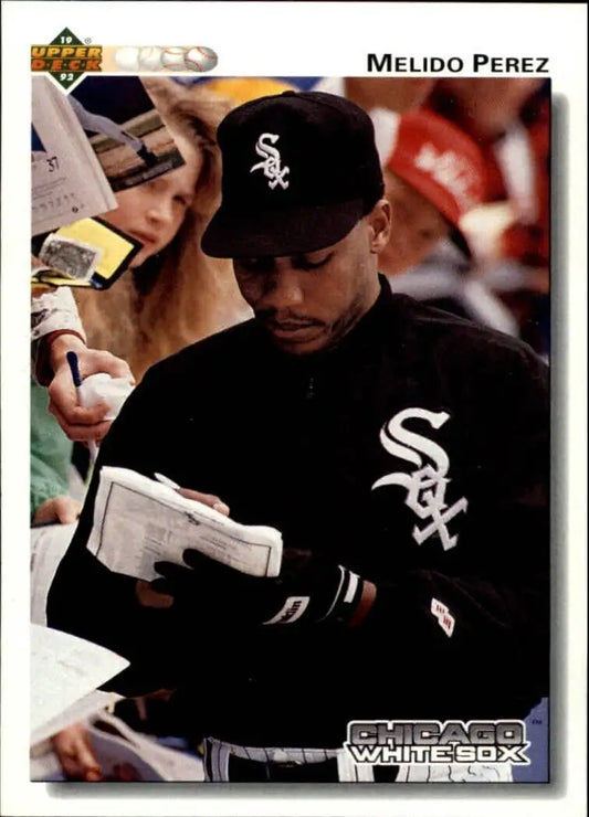 Melido Perez 1992 Upper Deck MLB #190 Baseball Card Chicago White Sox - Baseball Card Single