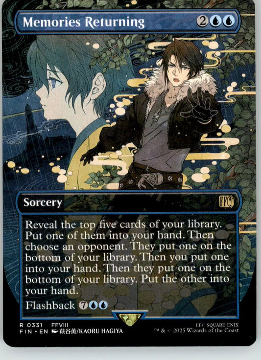 Memories Returning (Borderless) - FINAL FANTASY - 331 - NM Magic: The Gathering - Magic Card Single