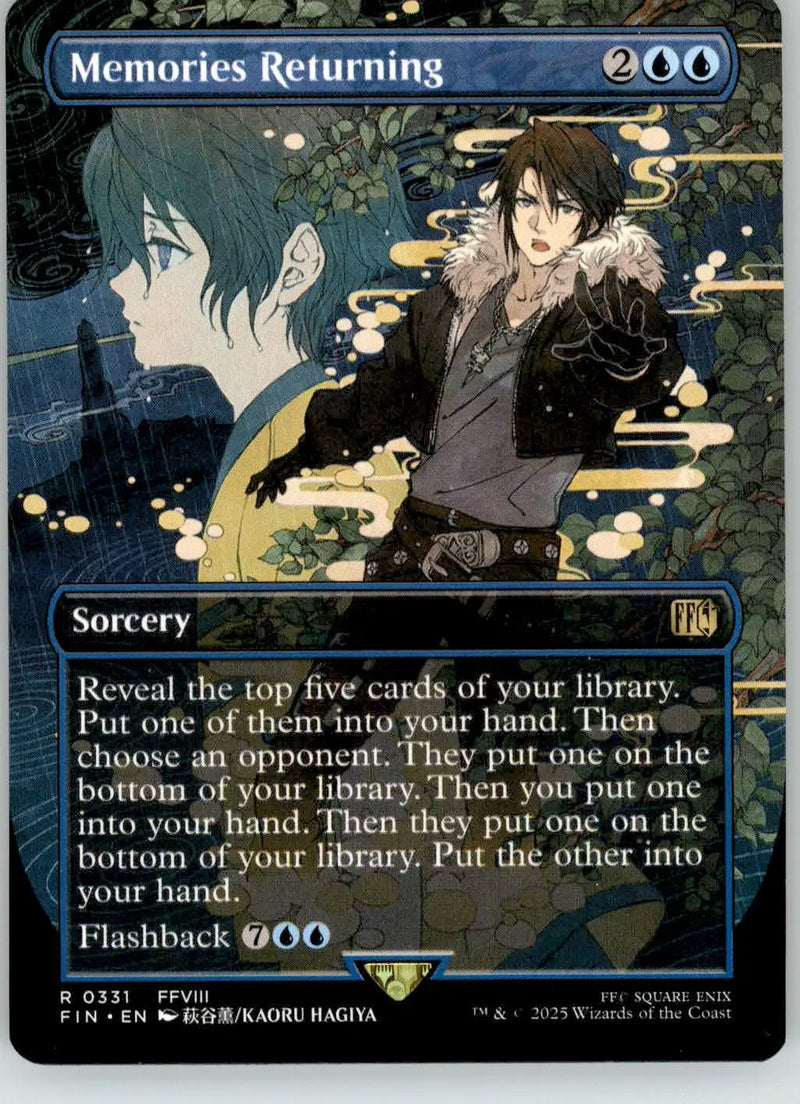 Memories Returning (Borderless) - FINAL FANTASY - 331 - NM Magic: The Gathering - Magic Card Single
