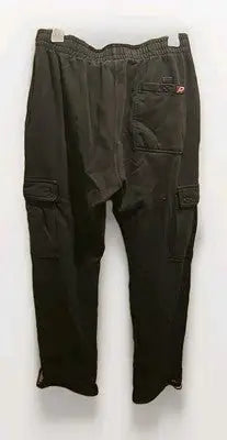 mens active sweatpants large Black 5-pocket - Apparel