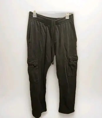 mens active sweatpants large Black 5-pocket - Apparel