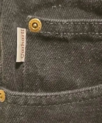Mens Carhartt Pants 38x32 Black - Apparel