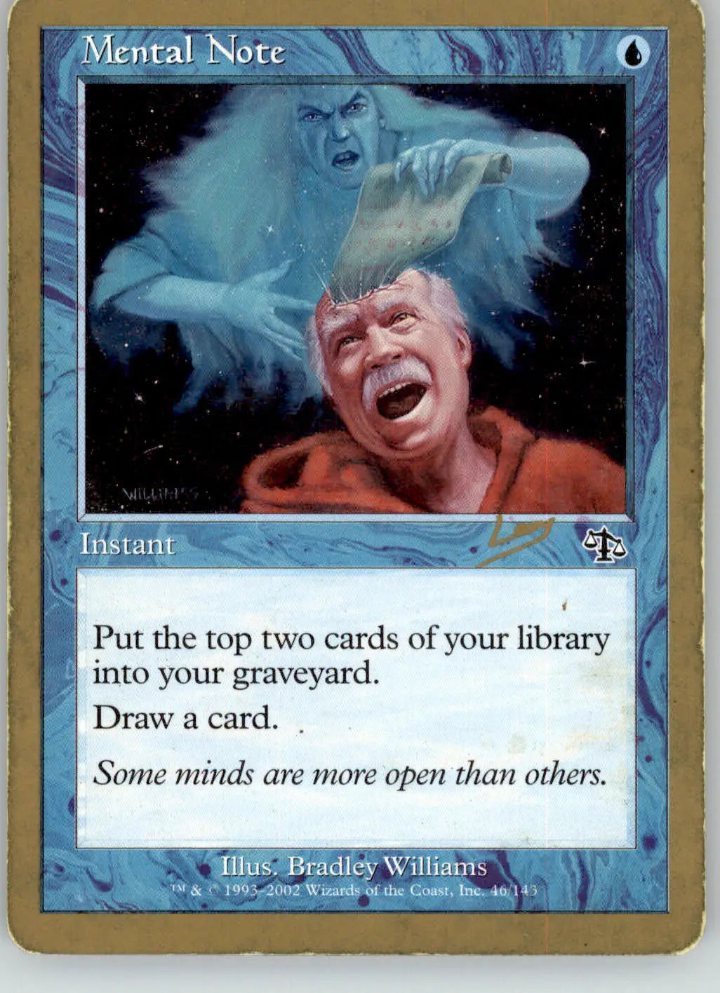 Mental Note - 2002 Raphael Levy (JUD) - World Championship Decks - MP Magic