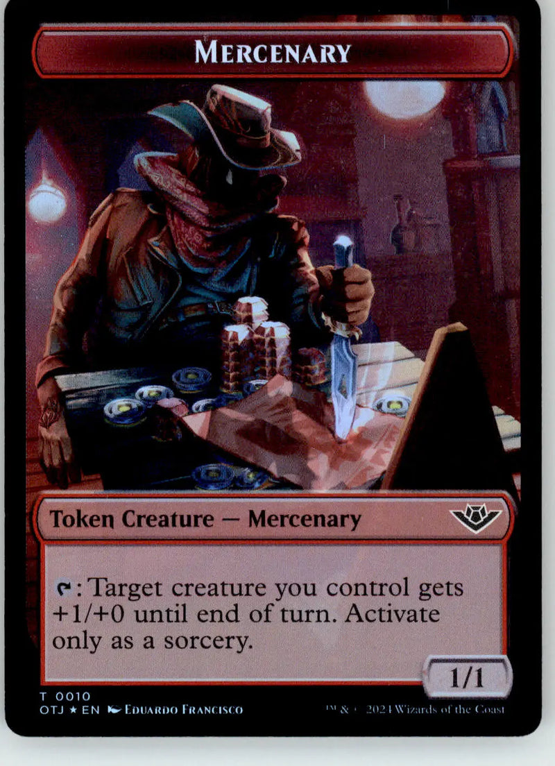 Mercenary // Zombie Rogue - Outlaws of Thunder Junction - 10 // 15 Foil NM Magic