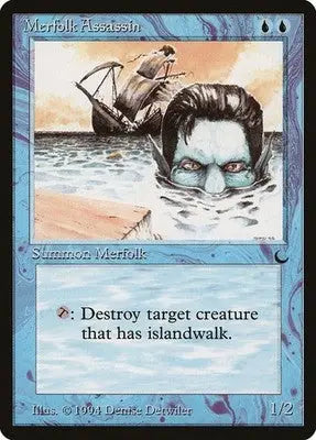 Merfolk Assassin - The Dark - LP Magic: The Gathering - Magic Card Single