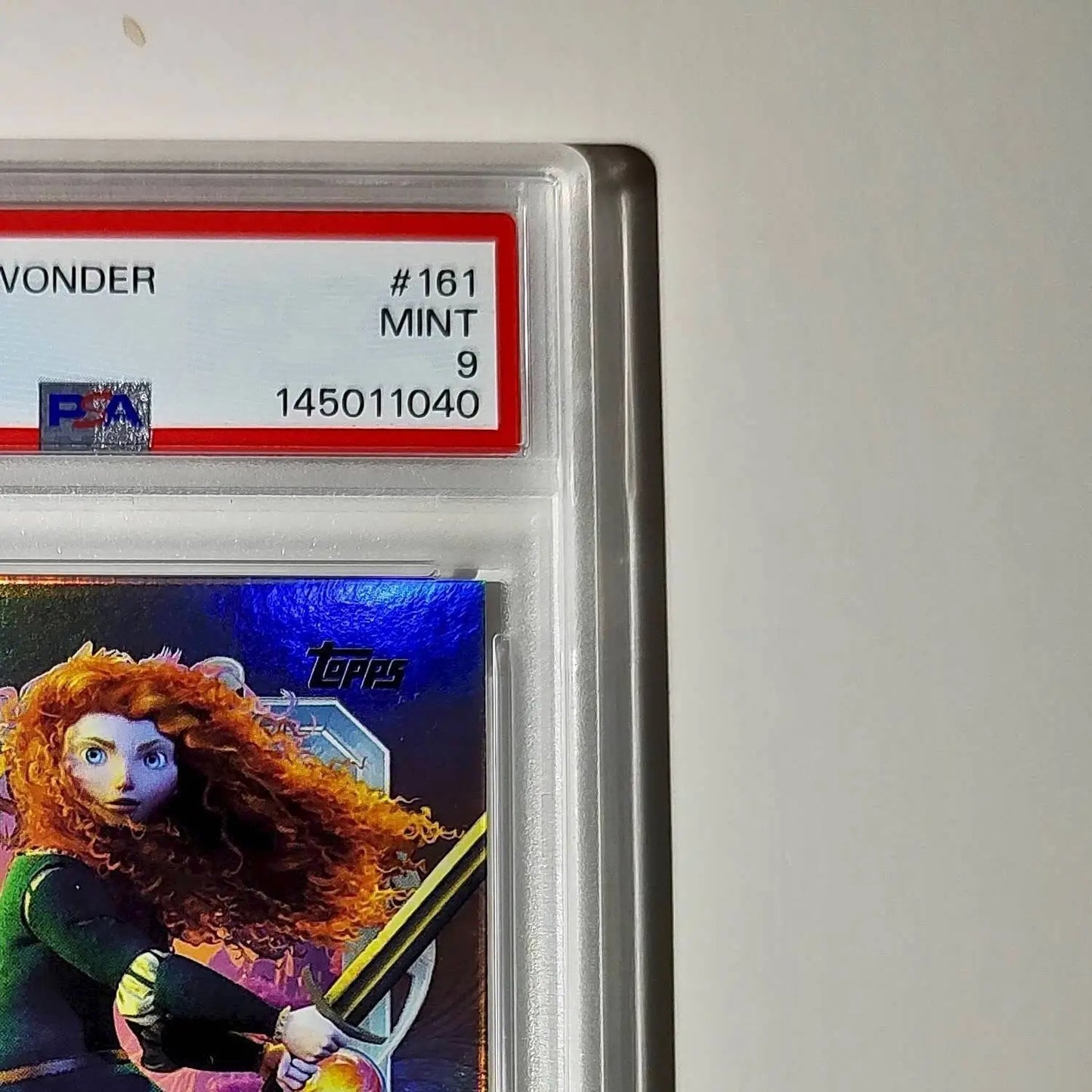 Merida 2025 Topps Disney Cartoon Princess #161 Card Brave PSA 9