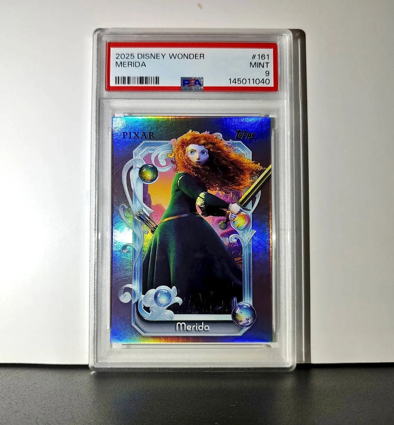 Merida 2025 Topps Disney Cartoon Princess #161 Card Brave PSA 9
