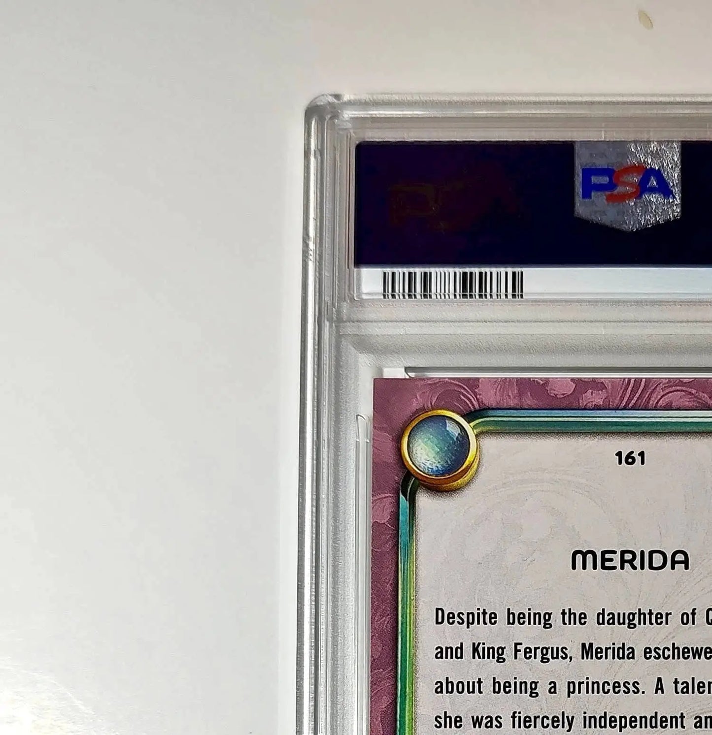 Merida 2025 Topps Disney Cartoon Princess #161 Card Brave PSA 9
