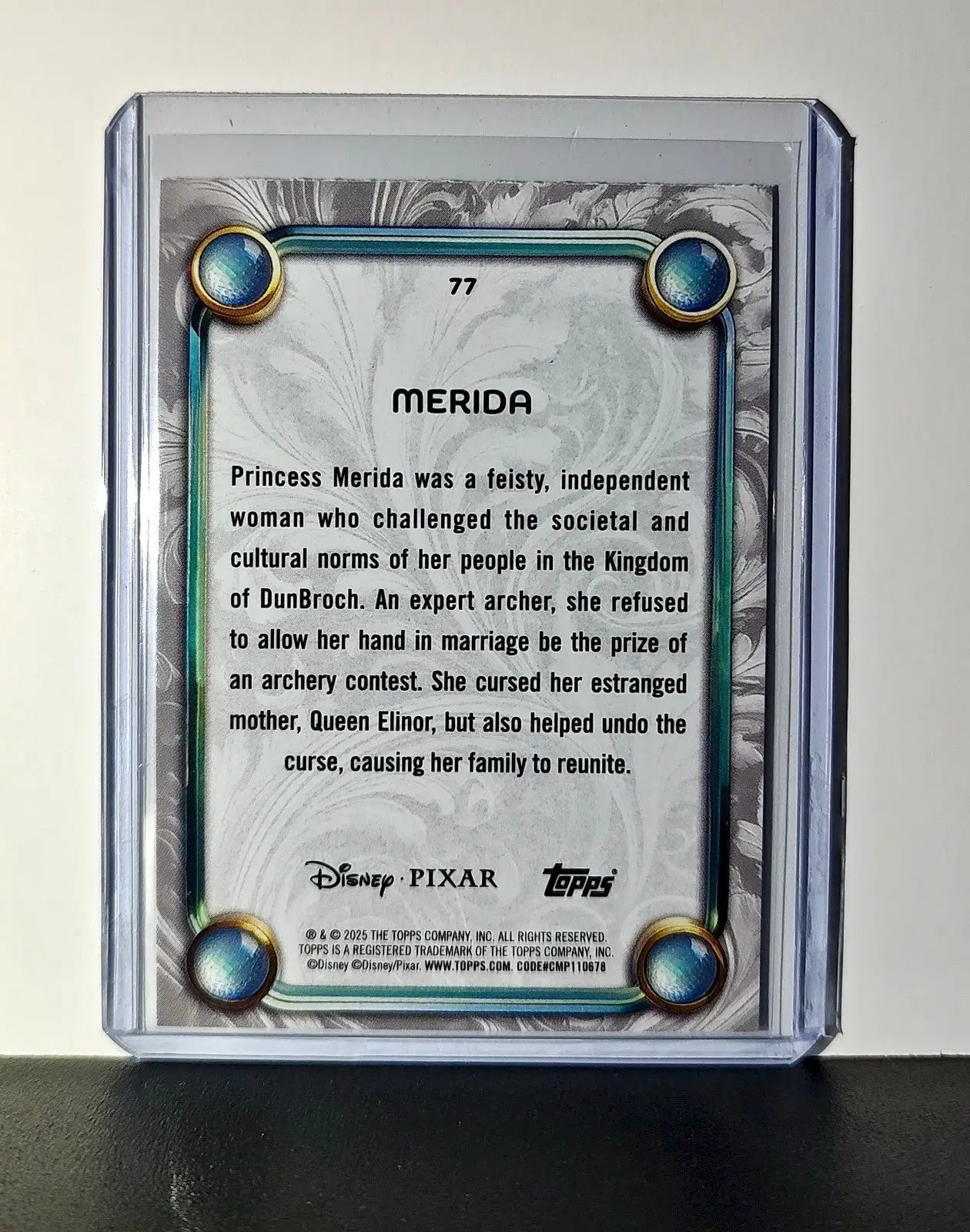 Merida 2025 Topps Disney Wonder #77 Card Brave