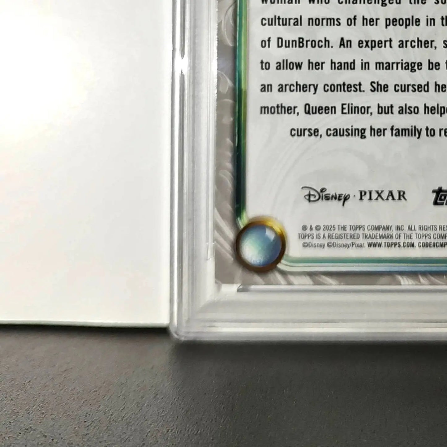Merida 2025 Topps Disney Wonder #77 Winter Variant Card Brave PSA 7 - Non-Sports Card Single