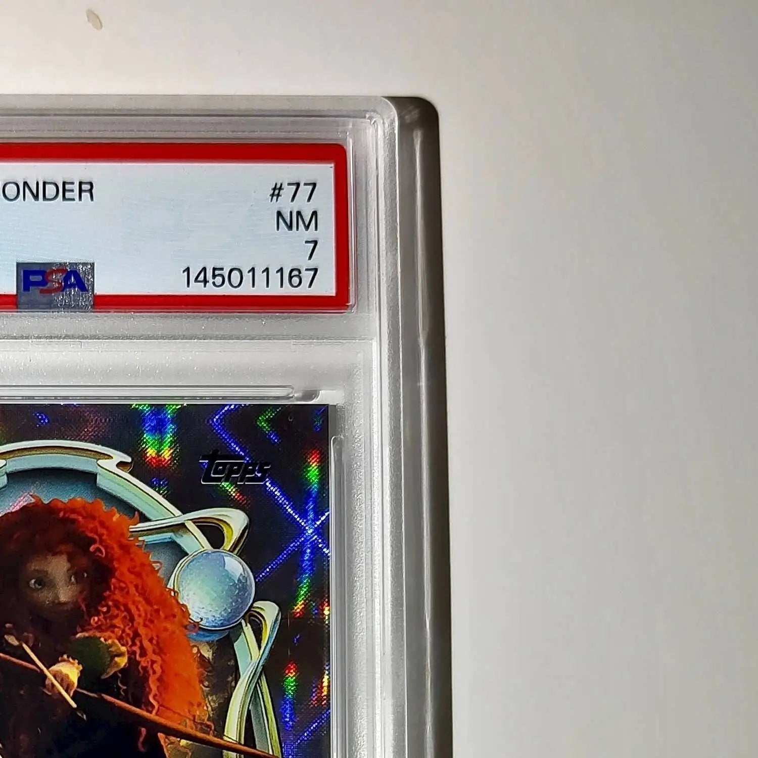 Merida 2025 Topps Disney Wonder #77 Winter Variant Card Brave PSA 7 - Non-Sports Card Single