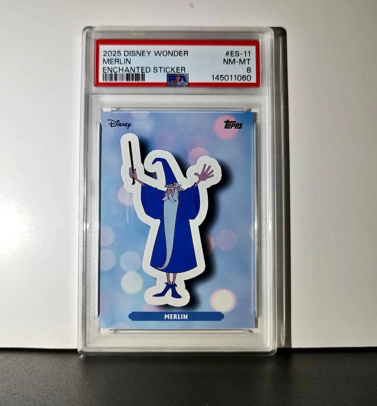 Merlin 2025 Topps Disney #ES-11 Enchanted Sticker Card PSA 8 - Non-Sports Card Single
