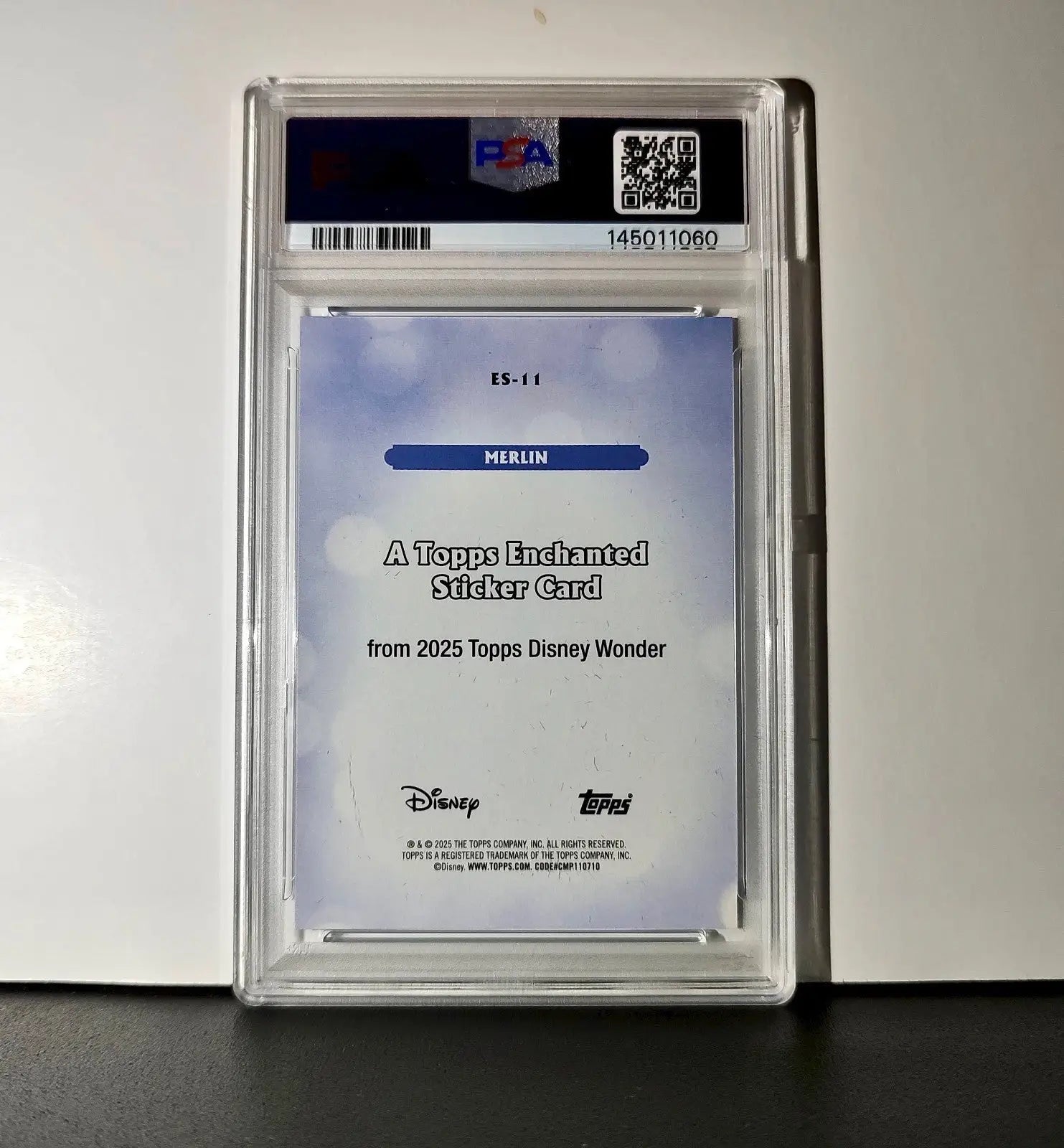 Merlin 2025 Topps Disney #ES-11 Enchanted Sticker Card PSA 8 - Non-Sports Card Single