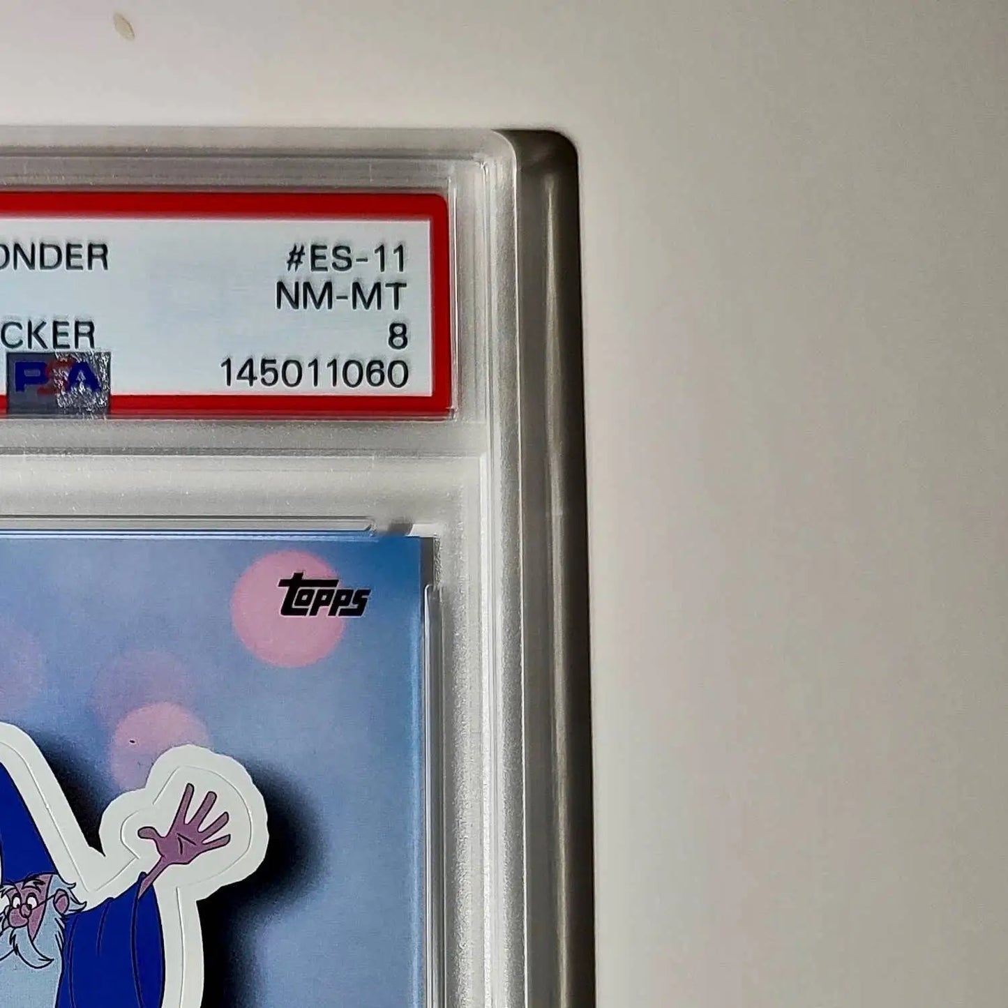 Merlin 2025 Topps Disney #ES-11 Enchanted Sticker Card PSA 8 - Non-Sports Card Single