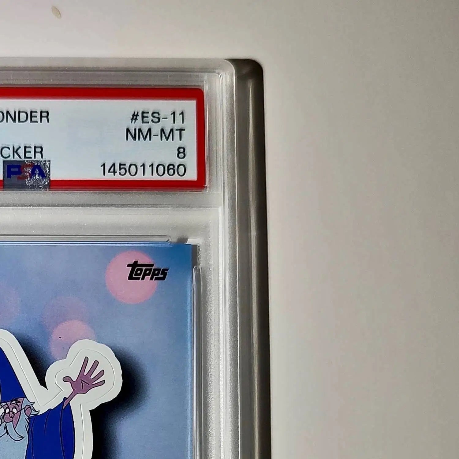 Merlin 2025 Topps Disney #ES-11 Enchanted Sticker Card PSA 8 - Non-Sports Card Single
