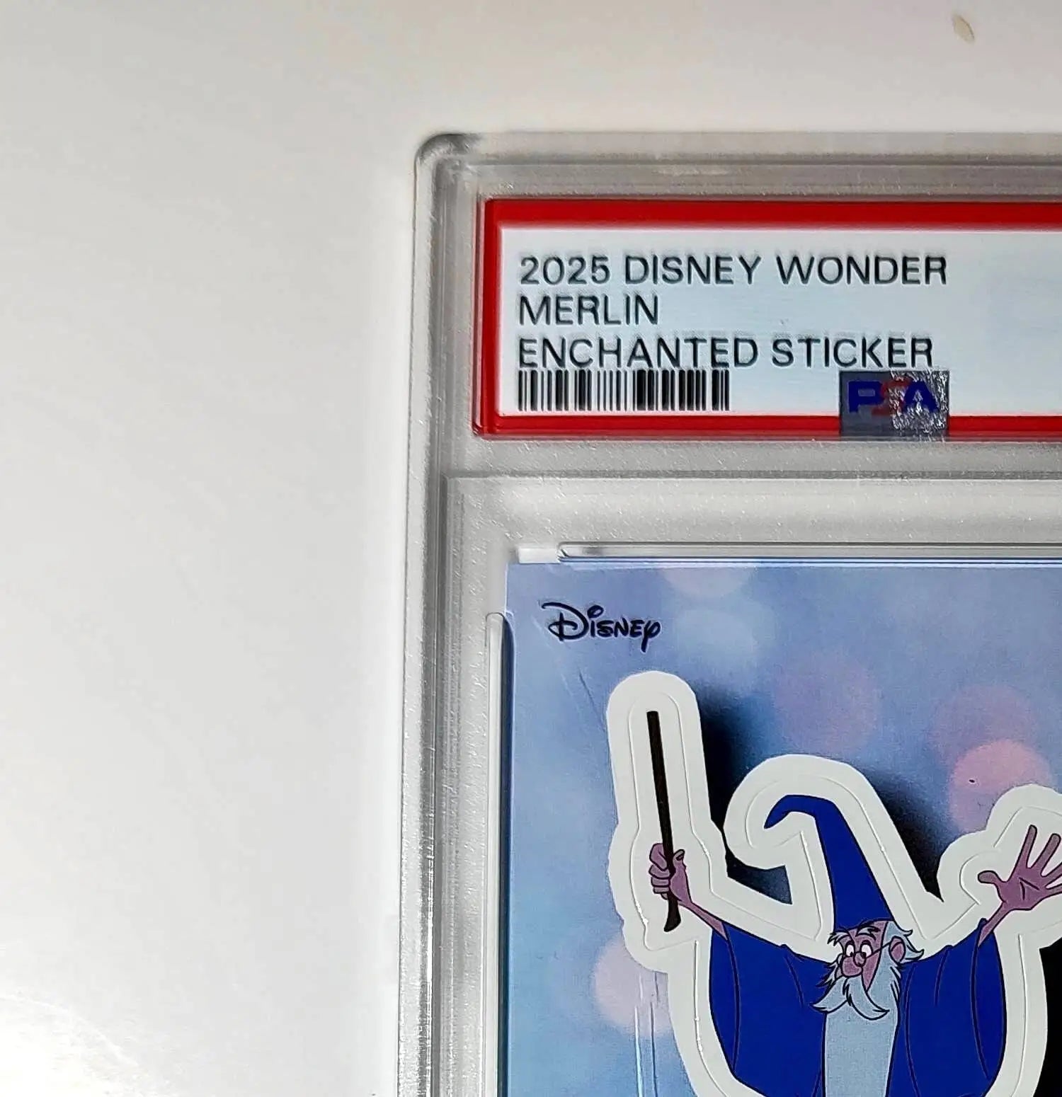 Merlin 2025 Topps Disney #ES-11 Enchanted Sticker Card PSA 8 - Non-Sports Card Single