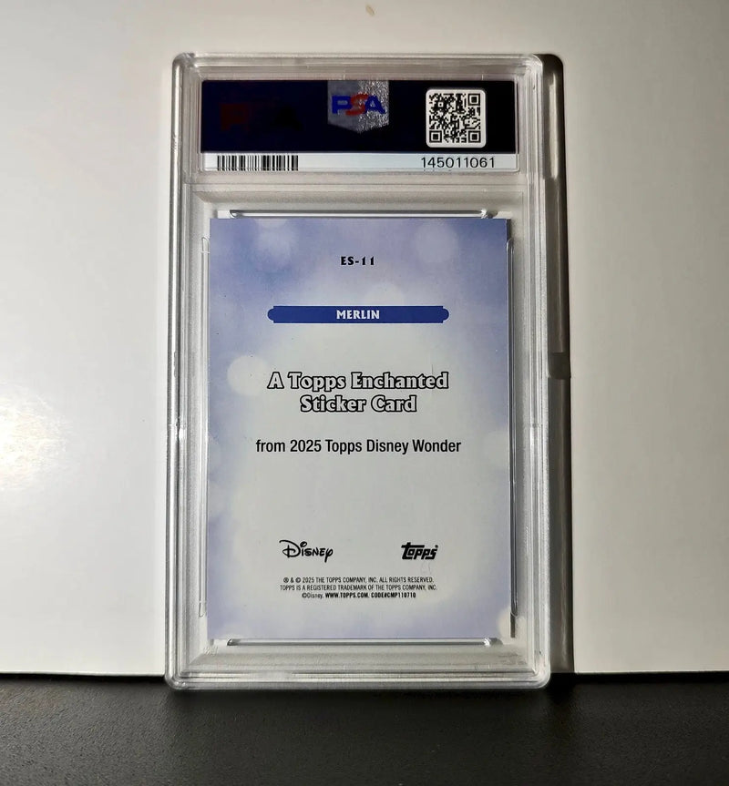 Merlin 2025 Topps Disney #ES-11 Enchanted Sticker Card PSA 9 - Non-Sports Card Single