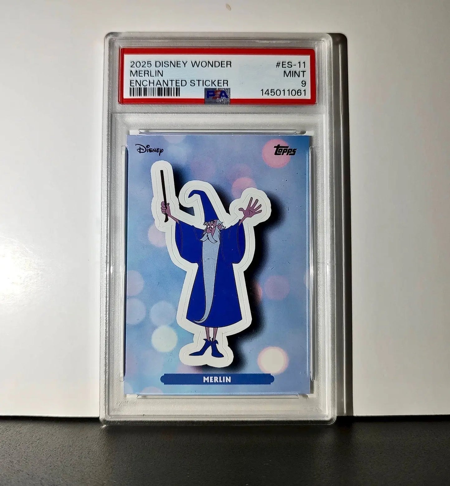 Merlin 2025 Topps Disney #ES-11 Enchanted Sticker Card PSA 9 - Non-Sports Card Single