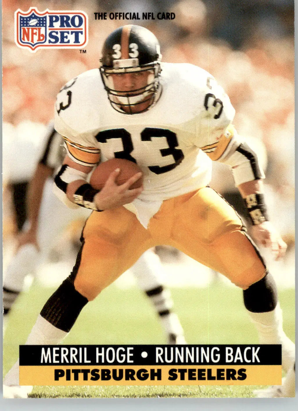 Merril Hoge - 1991 Pro Set - #274 - Football - Football Card Single