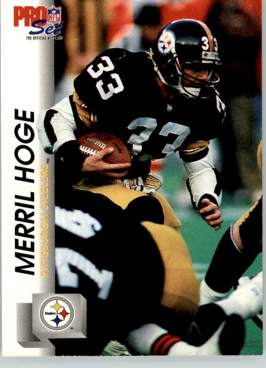 Merril Hoge - 1992 Pro Set - #628 - Football - Football Card Single