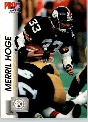 Merril Hoge - 1992 Pro Set - #628 - Football - Football Card Single