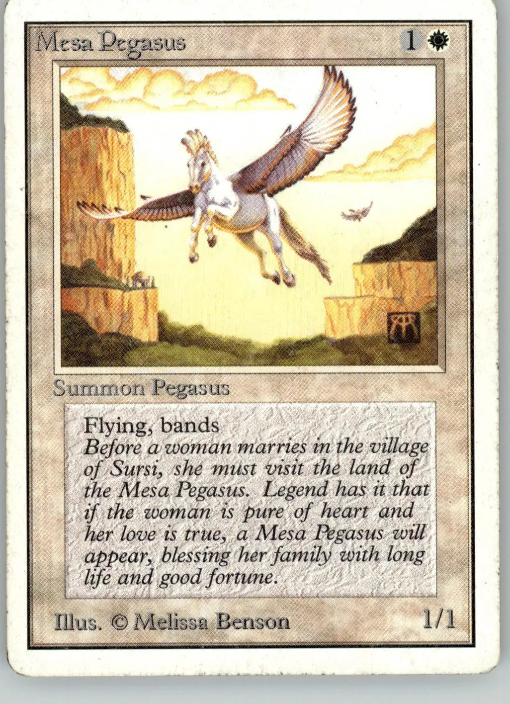 Mesa Pegasus - Unlimited Edition - HP Magic: The Gathering - Magic Card Single