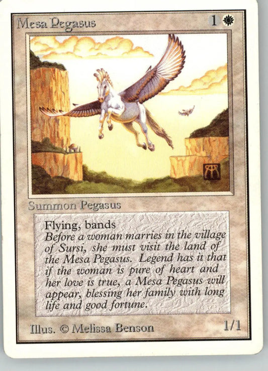 Mesa Pegasus - Unlimited Edition - MP Magic: The Gathering - Magic Card Single